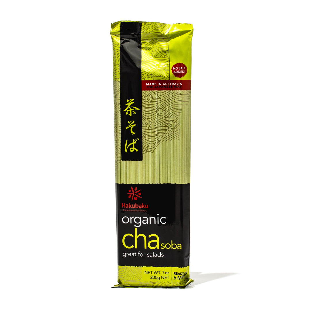 Hakubaku Organic Cha Soba Green Tea Noodles