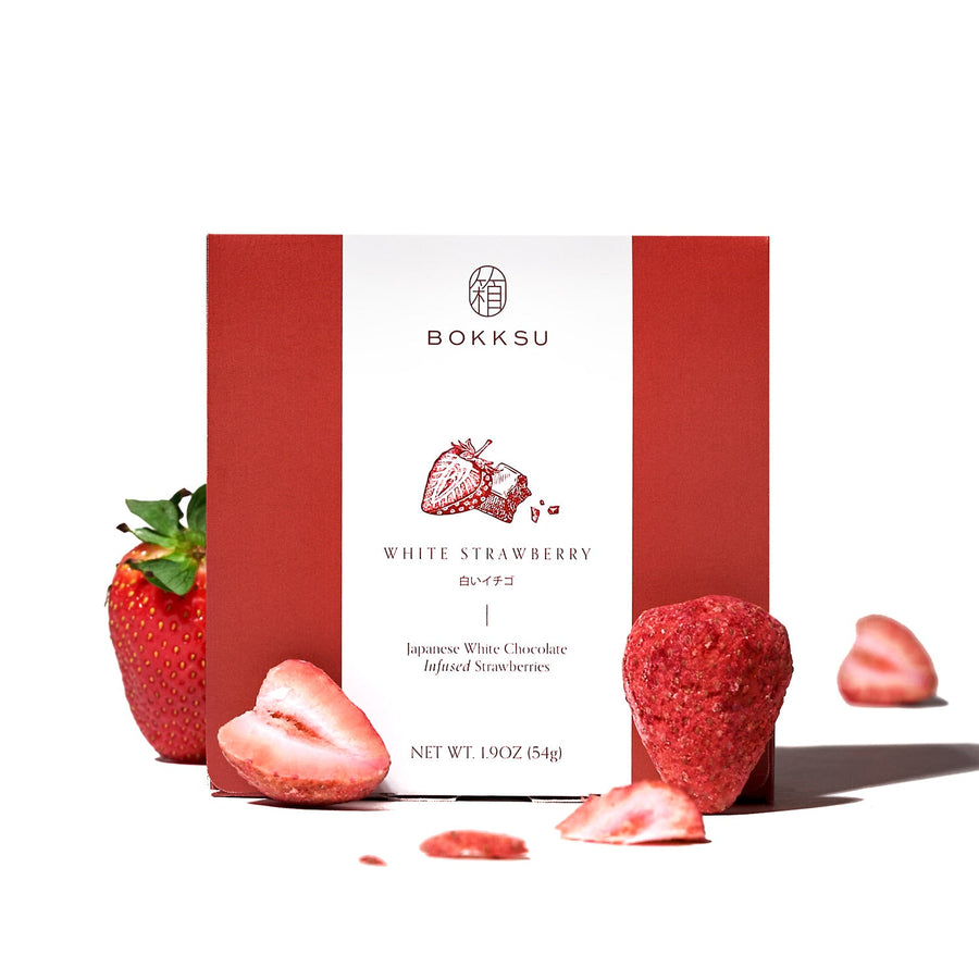 Bokksu White Strawberry 6-Piece Box - Free Gift